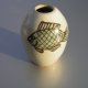 ceramika artystyczna niewielki Wazonik ręcznie wykonany i malowany