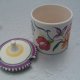 poole England ceramiczny radosny ręcznie malowany pojemnik - cukiernica