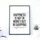 Plakat Marilyn Monroe Happiness is not in(...)- A3