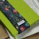 Piórnik na notes, kalendarz - Jeans kwiatki / Na zamówienie