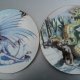 crown 1992  - Winter by John.  j. woodward - enchantica - kolekcjonerski talerz porcelanowy