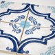 dekory kafle Italy z wytłoczonym włoskim wzorem - kafle niebieskie