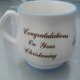 countess -congratulations on your christening - uroczo zdobiony dziecięcy kubek porcelanowy- prezent chrzestny
