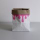 Worek papierowy  torba papierowa kolorowa farba - 60 cm