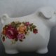 Cottage Rose urocza porcelanowa świnka wazonik pojemnik