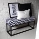 Ławeczka ławka LOFT STYLE nowoczesny styl nowoczesna pufa siedzisko do przedpokoju garderoby sypialni salonu