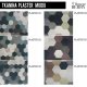 Ławka siedzisko plaster miodu klastry różne kolory tapicerowana skandynawskie ławeczka NA WYMIAR