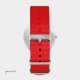 Zegarek - Simple elegance - czerwony, nato