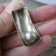 Wisiorek srebrny z kulką, wykonany ręcznie, z okresu prl