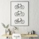 Plakaty do dekoracji restauracji kawiarni rower rowery 30x40 cm