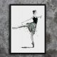 plakat baletnice mieta tryptyk 30x40cm balet (3szt)