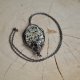 Jaspis dalmatyńczyk  - naszyjnik wire wrapping