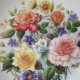 Royal albert 1984  MY FAVOURITE ROSES  - YELLOW PEACE -  zjawiskowy porcelanowy talerz kolekcjonerski