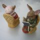 Rabbit story dwie porcelanowe figurki