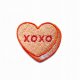 Naszywka XOXO Candy Heart