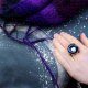 Srebrny pierścionek z perłą naturalną