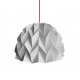 Lampa wisząca origami ICEFRUIT szara
