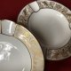 Wedgwood bone china gold  florentine - ręczna numeracja - szlachetna porcelana kolekcjonerska