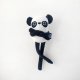Panda Wielka - maskotka z książeczką do kolorowania