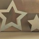 Drewniana gwiazdka wys. 20cm, komplet dwóch gwiazdek z drewna