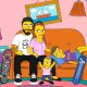 The Simpsons, portret rodzinny, portret personalizowany + WYDRUK A3