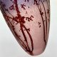 Antique French Cameo Art Glass Vase ❤ Cudo w kolorze ametystu