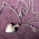 Srebrne serca -Silver 925  wisior, łańcuszek , kolczyki - symboliczny  srebrny komplet