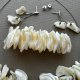 Modern Art Jewelry ❤ Zjawiskowy włoski design - Srebro i masa perłowa ❤ Komplet, naszyjnik, bransoletka i kolczyki ❤