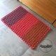 Prostokątny dywanik/chodnik ze sznurka bawełnianego 45x65