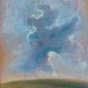 Chmury II- rysunek wykonany pastelami suchymi