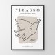 Plakat Picasso Gołębica Ptak Gołąb - format 40x50 cm