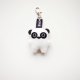 Bambini Panda - handmade brelok, zawieszka do kluczy