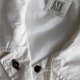 Madeleine Ekskluzywna biała kurtka parka - rozmiar over 44-50