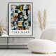 Plakat Paul Klee Yellow Half - format 40x50 cm