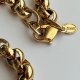 Vintage Monet Gold Plated Thick Chain Necklace ❤ Kolekcjonerska biżuteria, lata 70/80-te XXw. ❤ Sygnowana