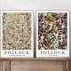 Znane obrazy plakaty zestaw plakatów Pollock 30x40 cm