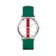 Zegarek mały - Szczęście - silikonowy, zielony
