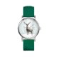 Zegarek mały - Jeleń 3 - silikonowy, zielony
