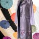 Favourbrook Niezapomniany jedwabny płaszcz na niezapomniane okazje 100% SILK liliowy hafty y2k – rozmiar XS/S