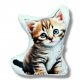 Przytulanka kotek poduszka ozdobna z kotkiem maskotka z kotem rudy kot poduszka kot do salonu dla dziecka