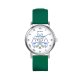 Zegarek mały - Waga - silikonowy, zielony