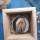 Obraz/magnes ręcznie malowany koń + drewniane pudełko