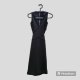 Klasyczna elegancja - czarna sukienka bez pleców