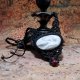 Kolia Biały Wilk porcelanowy Kryształ Górski Granat mikromakrama Delfina Dolls