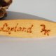 Laponia, Finlandia, nowy, drewniany nożyk do sera, masła, pirografia, renifer