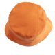 kapelusz kubełkowy czapka rybacka kapelusik pomarańczowy bucket hat