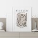 Plakat W stylu Picasso szkic kobiety - format 61x91 cm