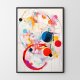 Plakat Kosmicznie kolorowa Abstrakcja - format 50x70 cm