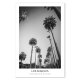 Plakat  czarno biały - Kalifornia, Los Angeles 40x50 cm