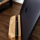 Stojak na laptopa Macbooka tablet (podwójny dębowy)